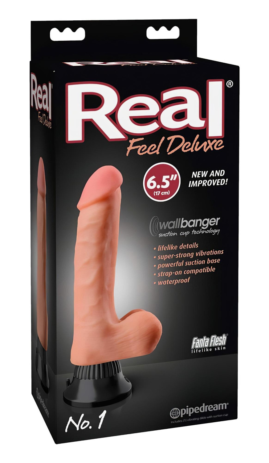 Real Feel Deluxe No 1 herés élethű vibrátor natúr Sze