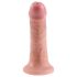 King Cock 6 dildó (15 cm) - natúr