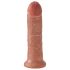 King Cock 8 dildó (20 cm) - sötét natúr