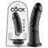 King Cock 8 dildó (20 cm) - fekete