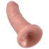 King Cock 8 dildó (20 cm) - natúr