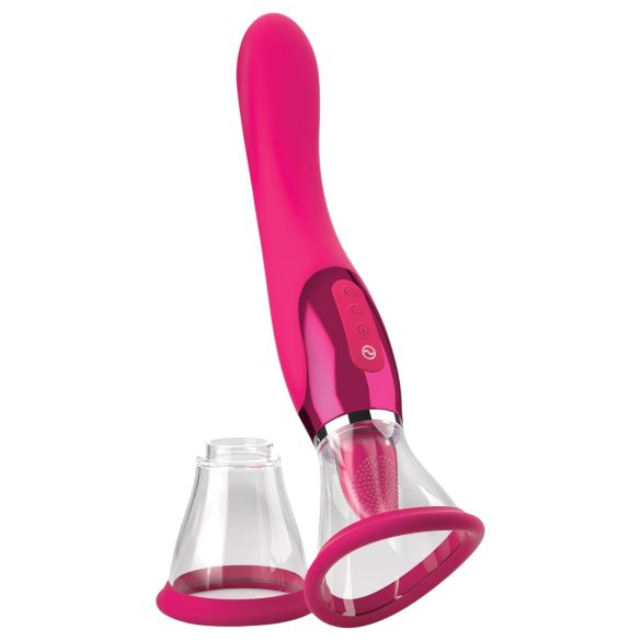 JimmyJane Apex - nyelves 2in1 vibrátor (pink)