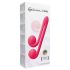 Snail Vibe Duo - akkus, 3in1 stimulációs vibrátor (pink)