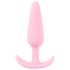 Cuties Mini Butt Plug - szilikon anál dildó - pink (2,1cm)