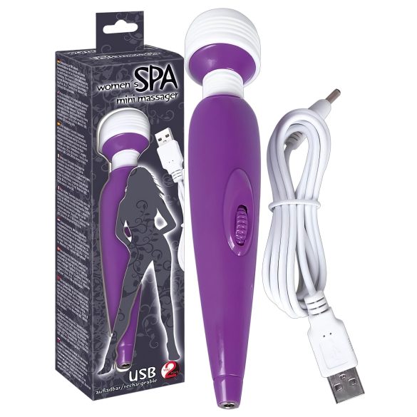 You2Toys - SPA Wand - akkus, masszírozó vibrátor (lila)