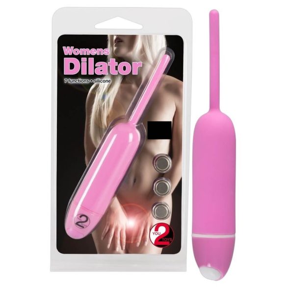 You2Toys - Womens Dilator - női húgycsővibrátor - pink (5mm)