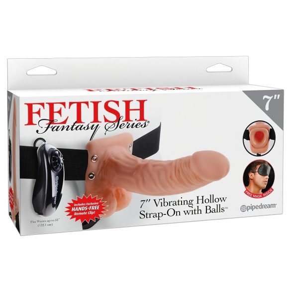 Fetish Strap-on 7 - felcsatolható vibrátor (natúr)