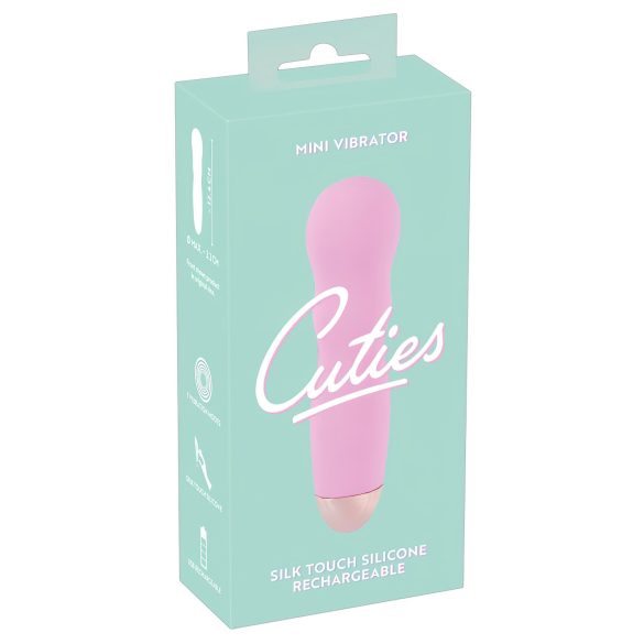 Cuties Mini Rose - akkus, hullámos vibrátor (pink)