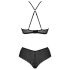 Passion Eco Kerria - csipke bikini szett (fekete)