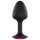 Dorcel Geisha Plug Ruby XL - pink köves anál dildó (fekete)