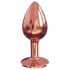 Dorcel Diamond Plug S - alumínium anál dildó - kicsi (rózsaarany)