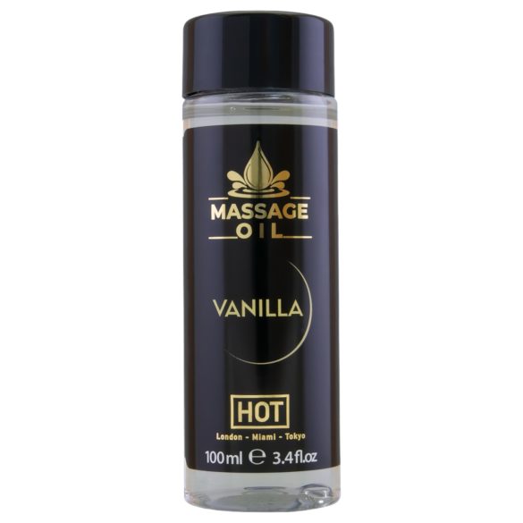 HOT bőrápoló masszázsolaj - vanília (100ml)