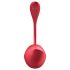 Satisfyer Shiny Petal - rádiós vibrációs tojás (piros)