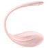 Satisfyer Ribbed Petal - rádiós vibrációs tojás (pink)