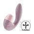 Satisfyer Supernova - akkus, léghullámos 2in1 vibrátor (pink)