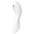 Satisfyer Curvy Trinity 5+ - okos léghullámos 2in1 vibrátor (fehér)