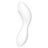 Satisfyer Curvy Trinity 5+ - okos léghullámos 2in1 vibrátor (fehér)