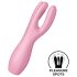 Satisfyer Threesome 3 - akkus csiklóvibrátor (pink)