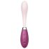 Satisfyer G-Spot Flex 3 - akkus G-pont vibrátor (pink-bordó)