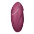 Satisfyer Tap & Climax 1 - 2in1 vibrátor és csiklóizgató (piros)