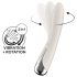 Satisfyer Spinning Vibe 1 - forgó fejes G-pont vibrátor (bézs)