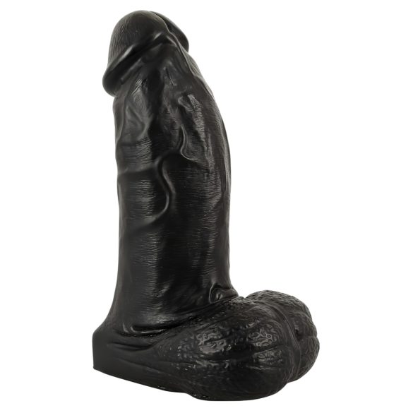 Realistixxx Real Giant - giga herés dildó - 22 cm (fekete)