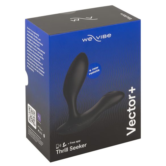 We-Vibe Vector+ - akkus, okos anál vibrátor (fekete)