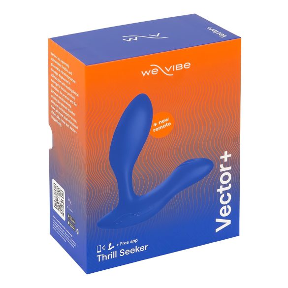 We-Vibe Vector+ - akkus, okos anál vibrátor (kék)