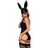 Obsessive OB7008 Sexy Bunny - nyuszilány jelmez (fekete)