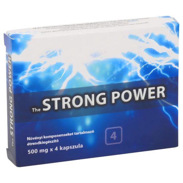 Strong Power Plus - étrend-kiegészítő kapszula férfiaknak (4db)