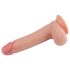 Lovetoy Nature Cock - kétrétegű élethű dildó - 20cm (natúr)