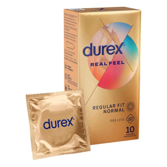 Durex Real Feel - latexmentes óvszer (10db)