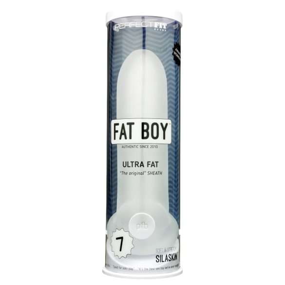 Fat Boy Original Ultra Fat - péniszköpeny (19cm) - tejfehér