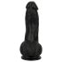 Easytoys - élethű herés dildó - 12 cm (fekete)