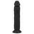 Easytoys - élethű dildó - 22,5 cm (fekete)