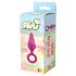 Flirts Pull Plug - kicsi anál dildó (pink)